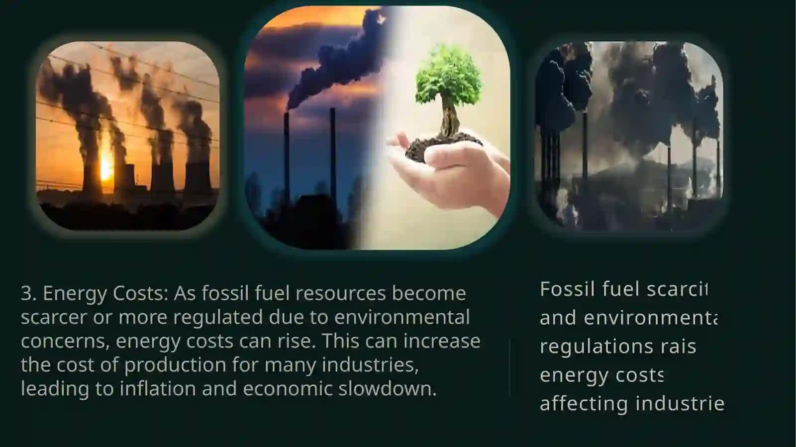 The impact of environmental problems on the Economy 4