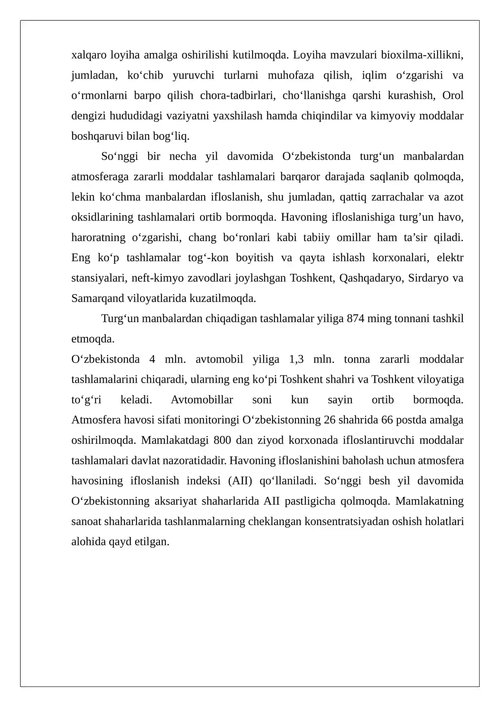 Atrof-muhit ifloslanishi va uning turlari 4