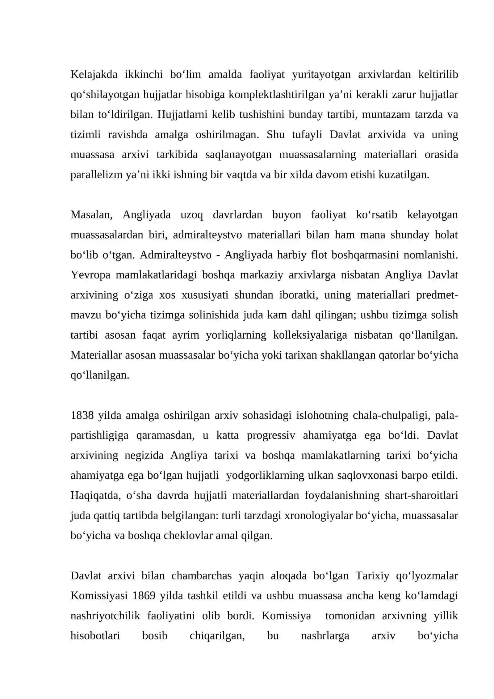 Buyuk Britaniya davlat arxivining tashkil etilishi 4