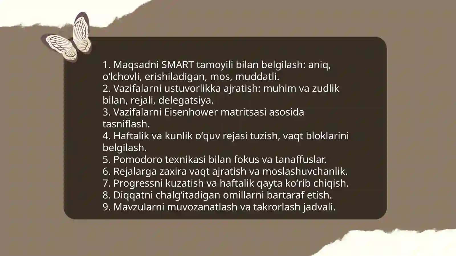 Shaxsning oʻrganish metodlari 4