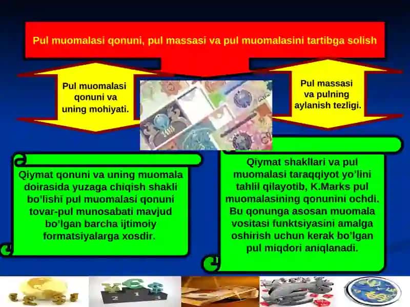 Pul aylanmasi va uning tarkibi 4