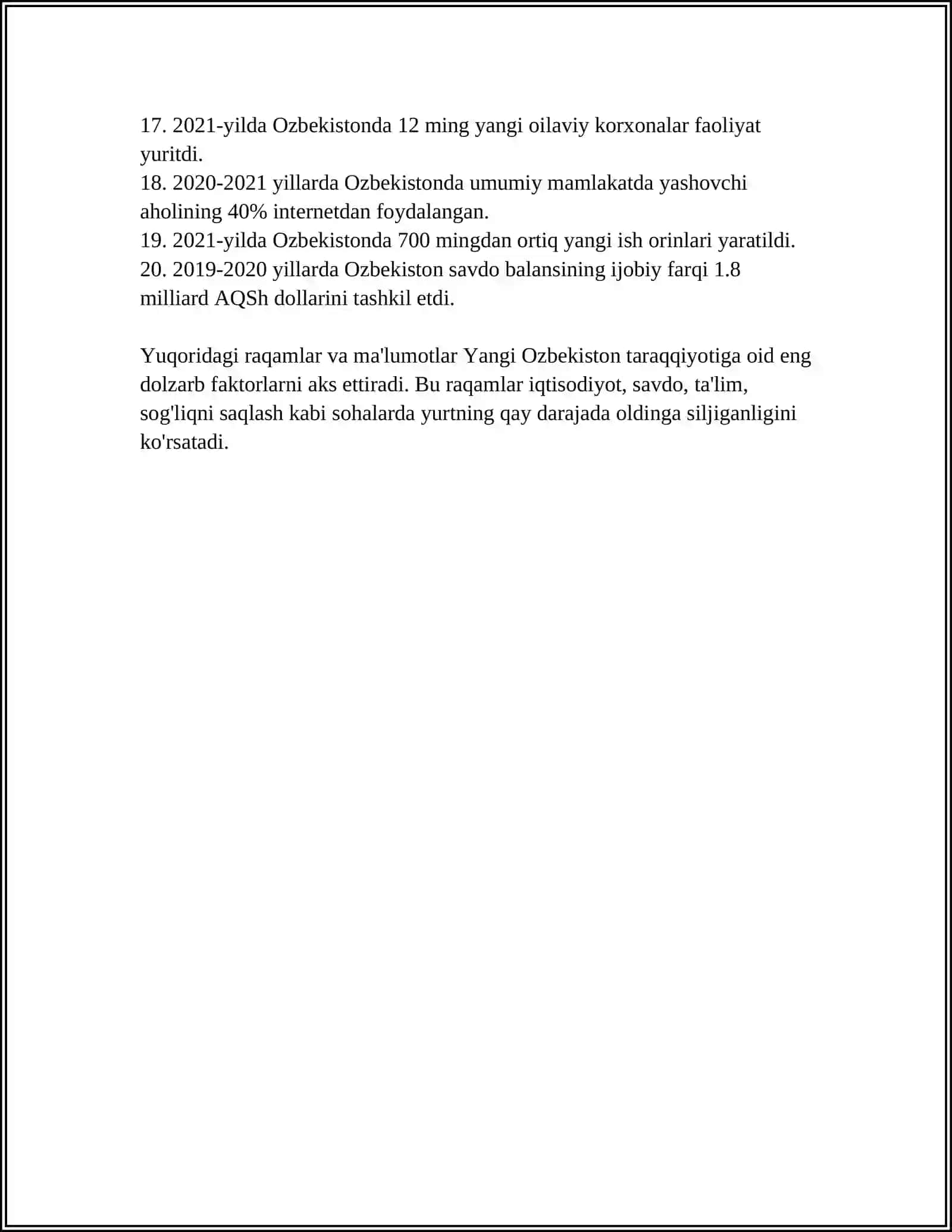Yangi Oʻzbekiston taraqqiyoti 4