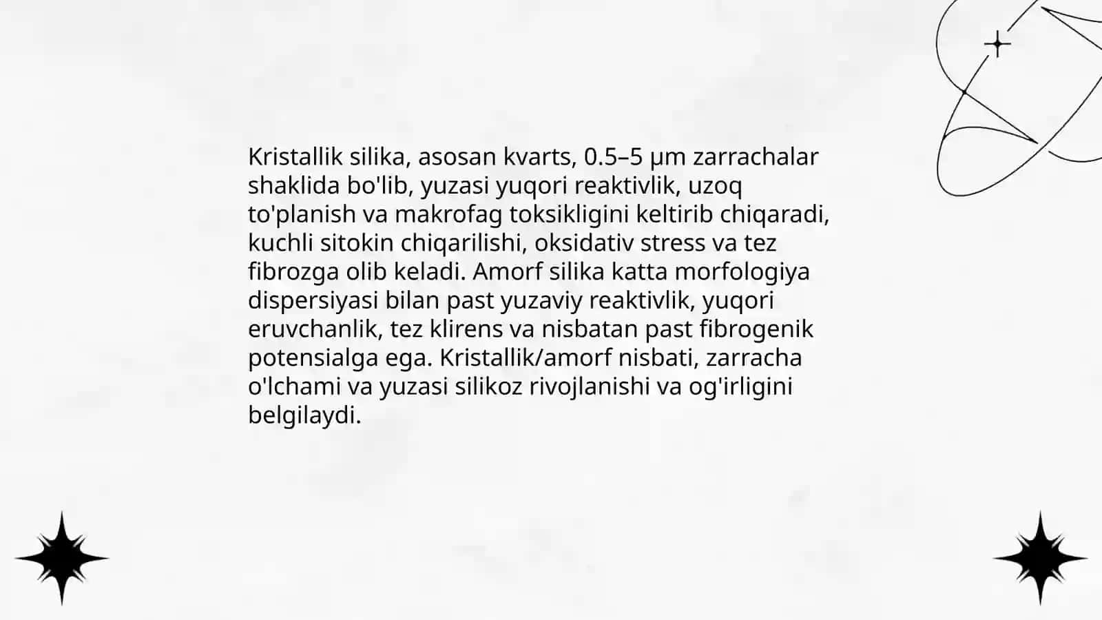 Silikoz etiologiyasi patogenezi 4