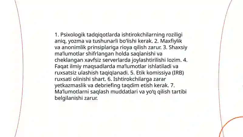 Psixologning tadqiqotchilik faoliyati 4