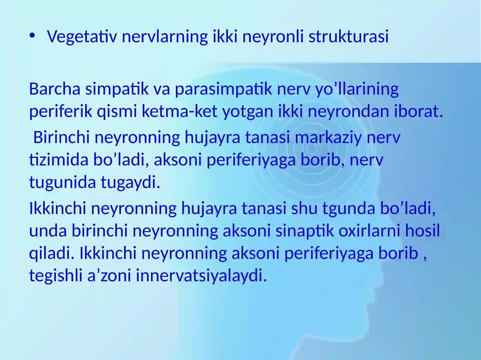 Vegetativ nerv sistemasi 4