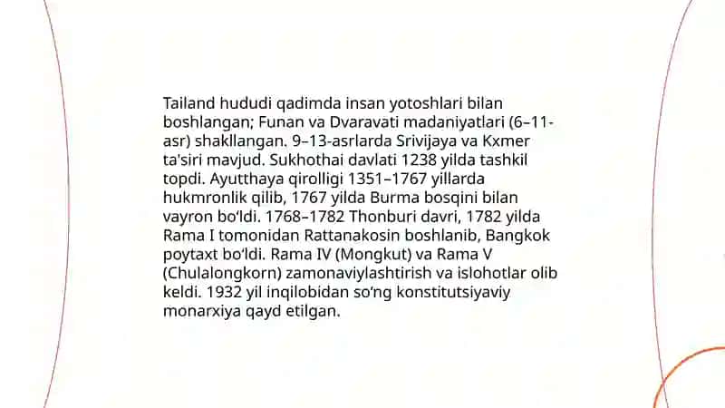 Tailand: umumiy geografik va iqlimiy tavsif 4