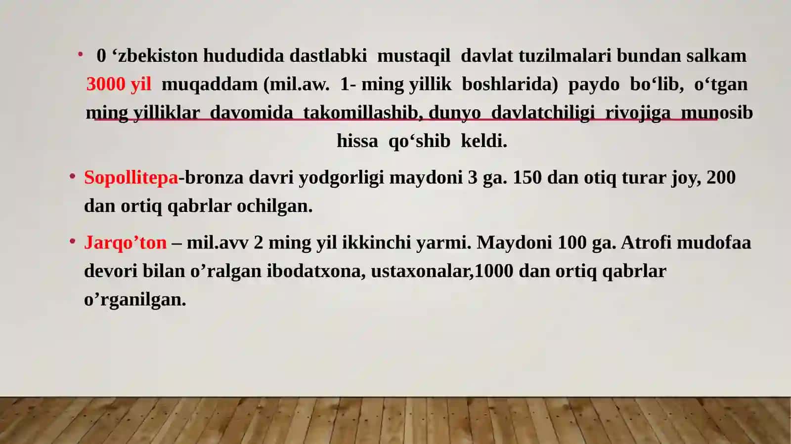 O’ZBEKISTONNING ENG YANGI TARIXI 4
