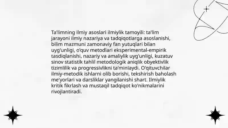 Ta’lim qonuniyatlari va tamoyillari 4
