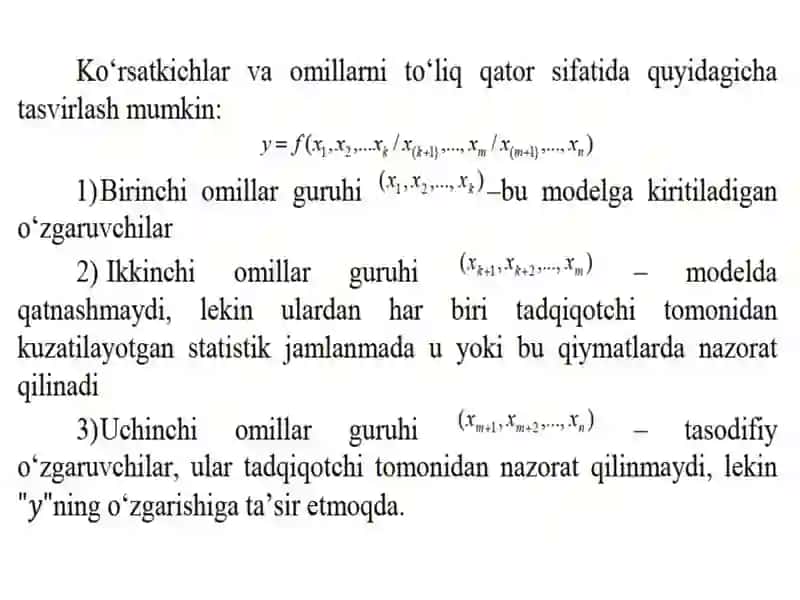 Ekonometrik modellarning axborot ta’minoti 4