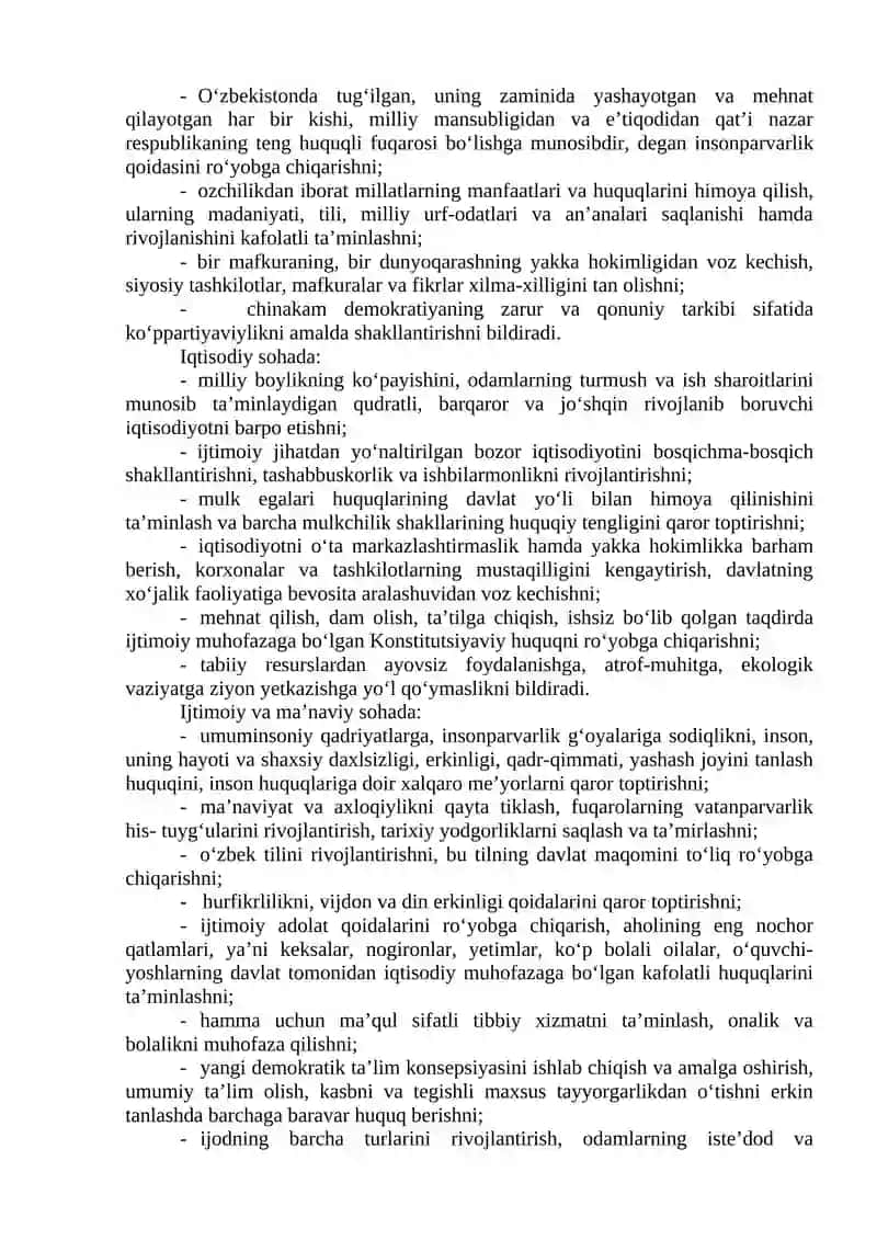 O‘zbekistonning o‘ziga xos istiqlol va tarqiyot yo‘li 4