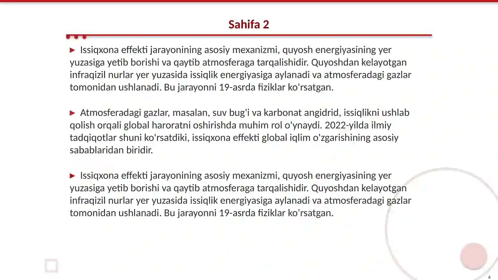 Issiqxona effekti 4