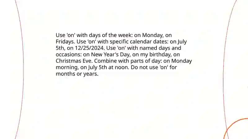 Prepositions of time 4