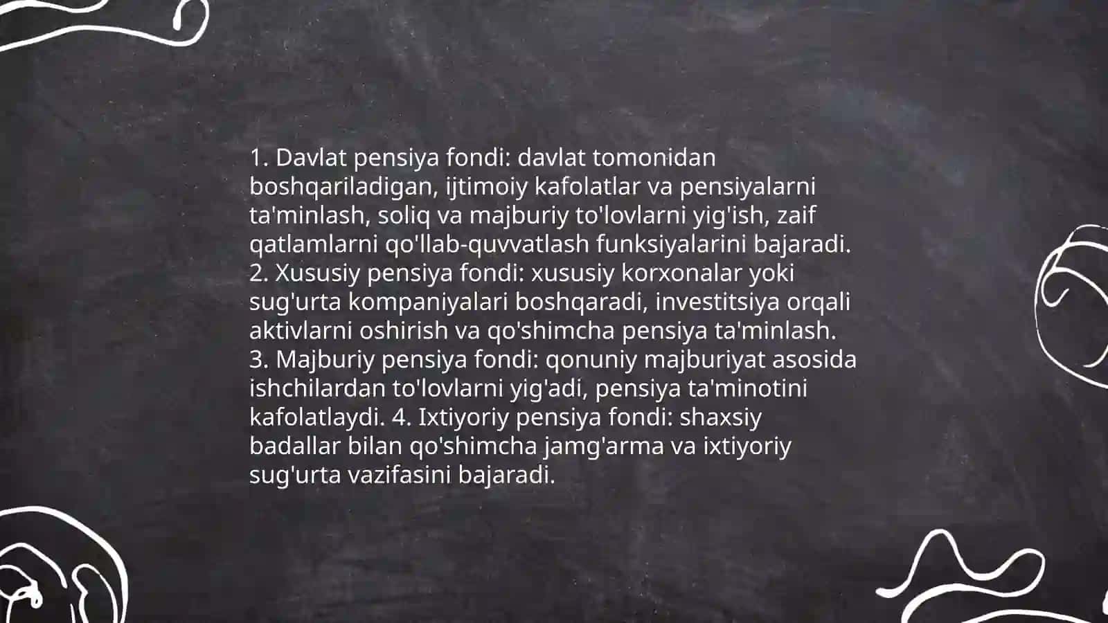 Pensiya fondlari va ularning funksiyalari 4