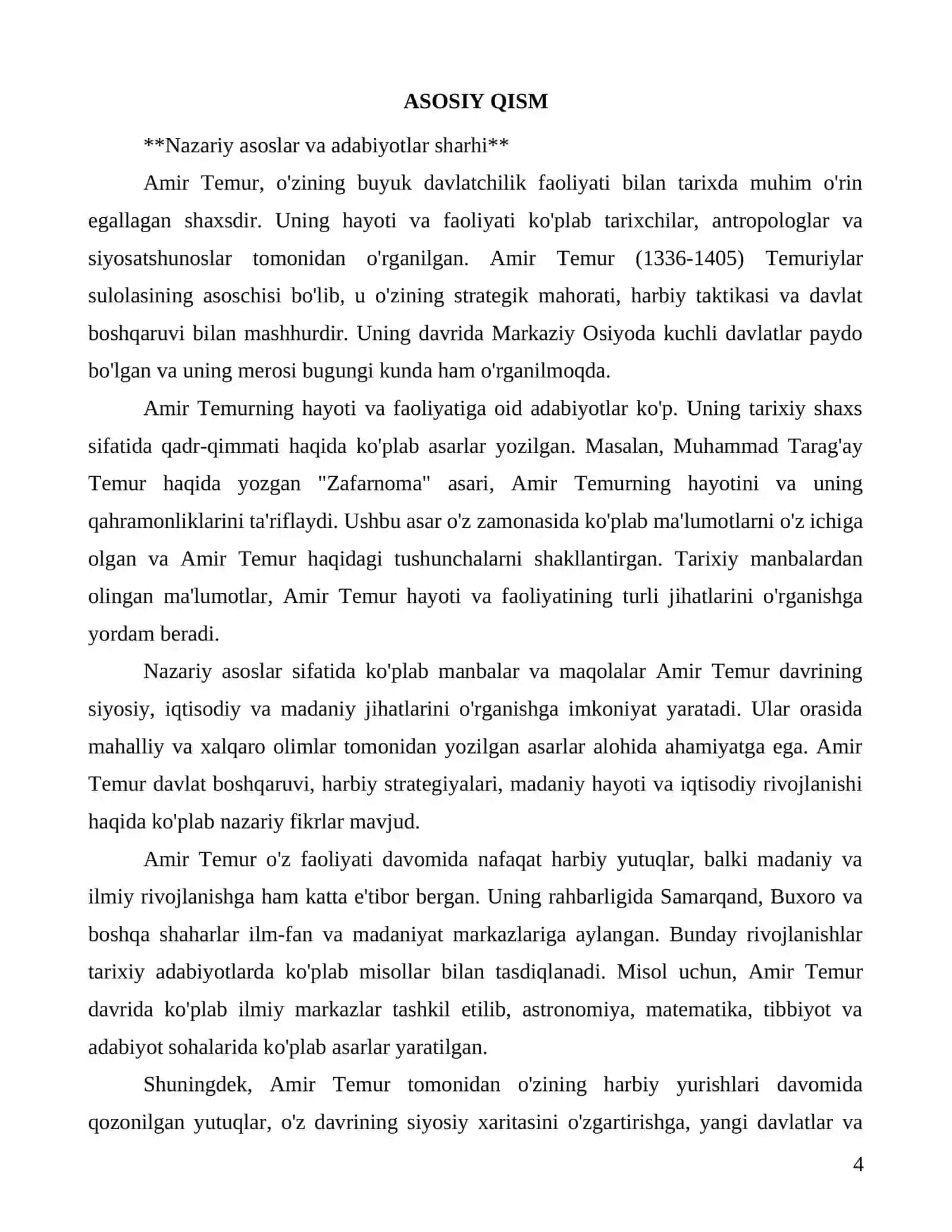 Amir Temur: Buyuk Davlat Arbobi va Uning Merosi 4