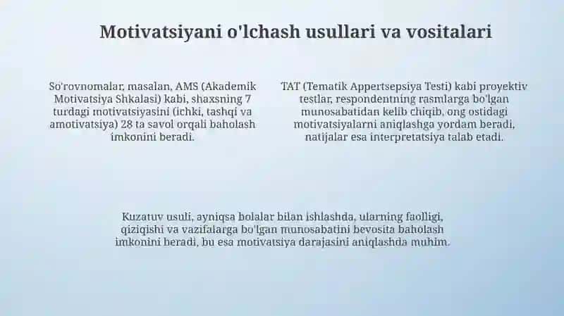 Psixodignostikada motivatsiya indikatorlaridan foydalanish 4