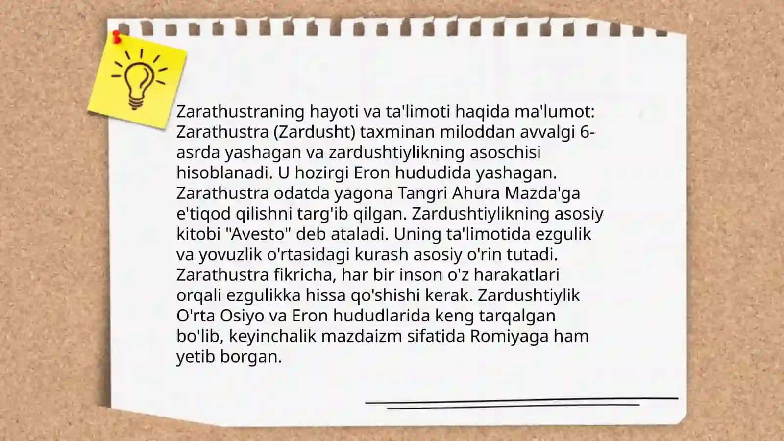 Zardushtiylik dinining paydo boʻlishi 4