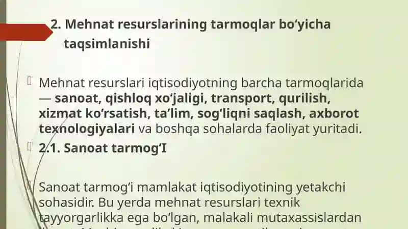 Mehnat Resurslari Statistika 4