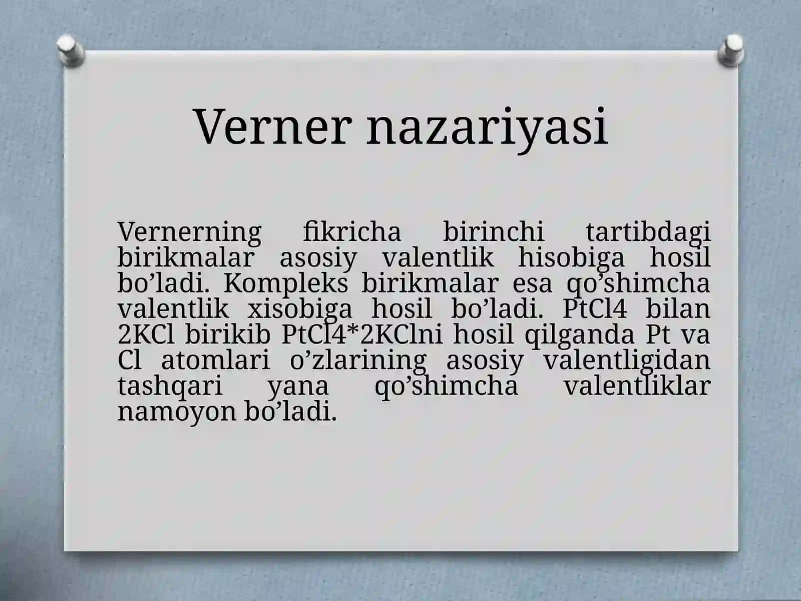 Kompleksbirikmalarning izomeriyasi 4