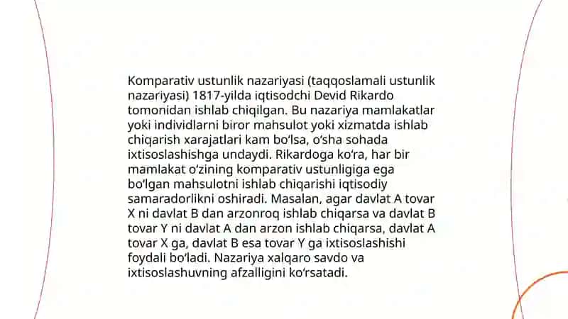 Xalqaro savdo nazariyasi 4