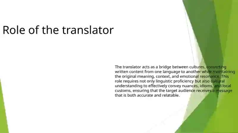 The Task of Translation 4