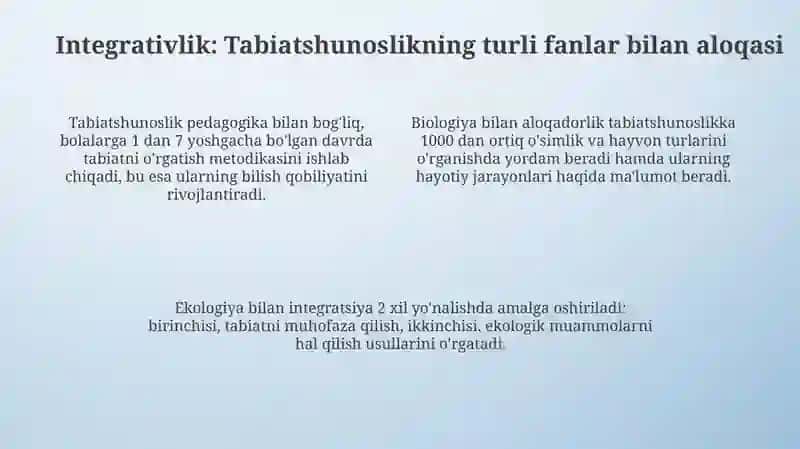 Tabiat bilan tanishtirish fani 4