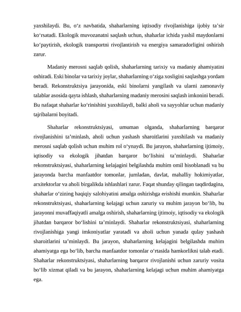 Shaharlar rekonstruktsiyasi 4
