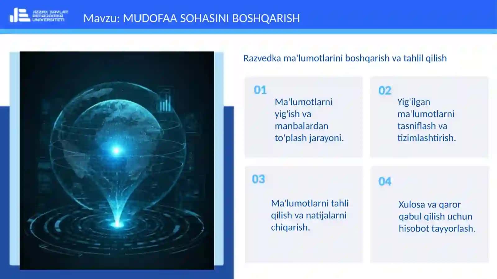 MUDOFAA SOHASINI BOSHQARISH 4