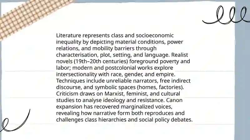 Literature and society 4