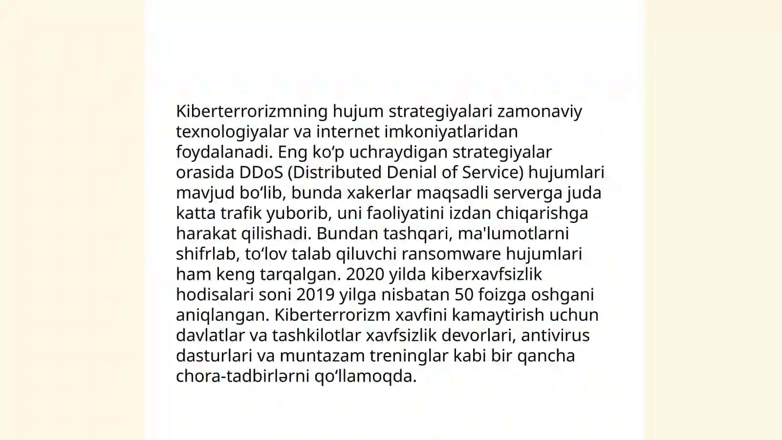 Kiberterrorizm va milliy xavfsizlik 4
