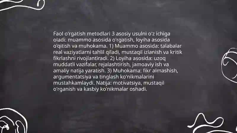Ta'lim metodlari va vositalari 4