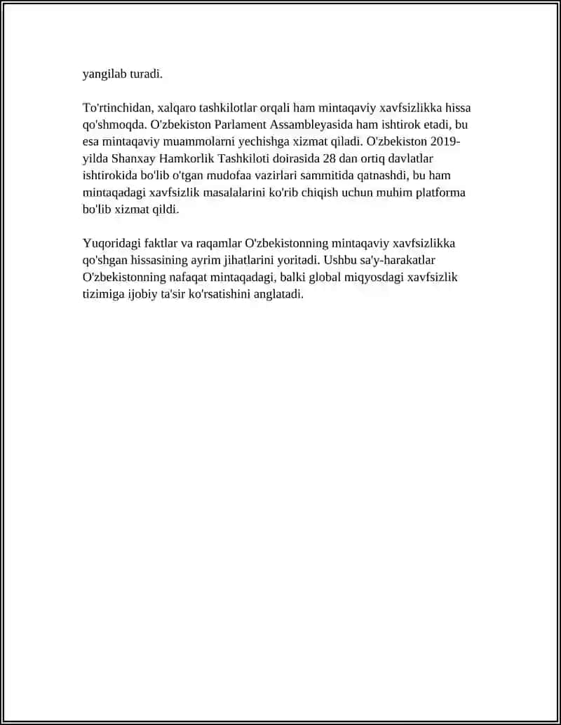 O'ZBEKISTON RESPUBLIKASI OLIY TA’LIM FAN VA INNOVATSIYA VAZIRLIGI 4