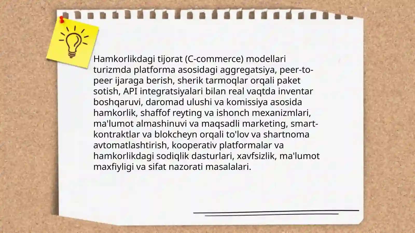 Turizmda ijtimoiy va hamkorlikdagi tijorat 4