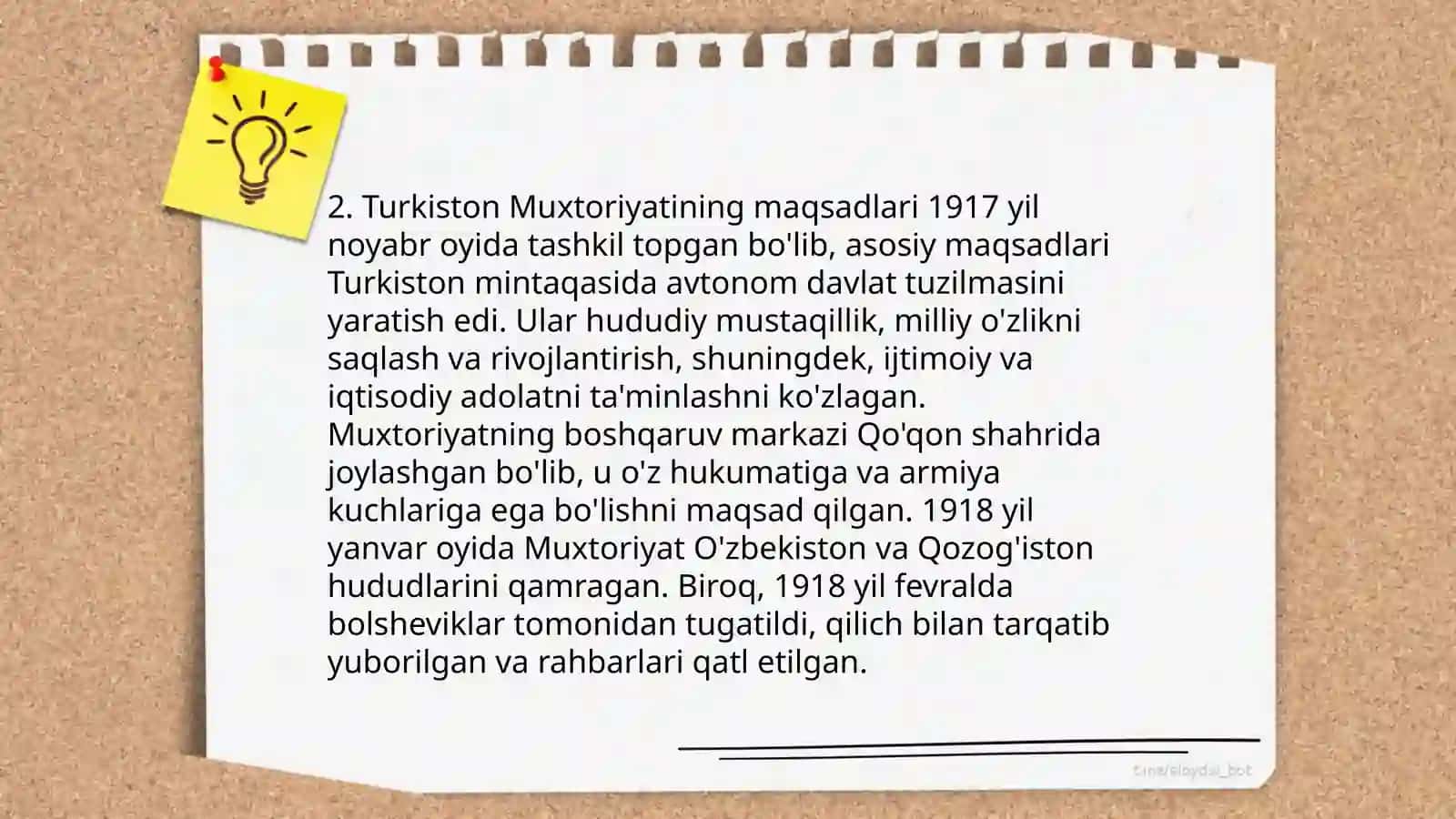 Turkiston muhtoriyati va jadidlar 4