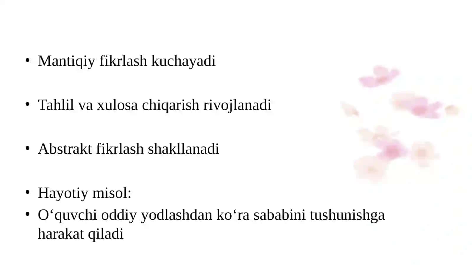 ILK O‘SPIRINLIK VA YOSHLIK DAVRIDA PSIXIK RIVOJLANISH 4