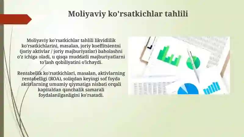 Summerise of financial reports 4