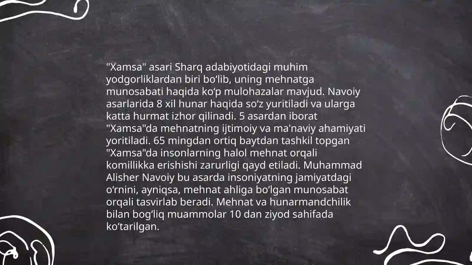 Mehnat tarbiyasi Navoiy asarlarida 4