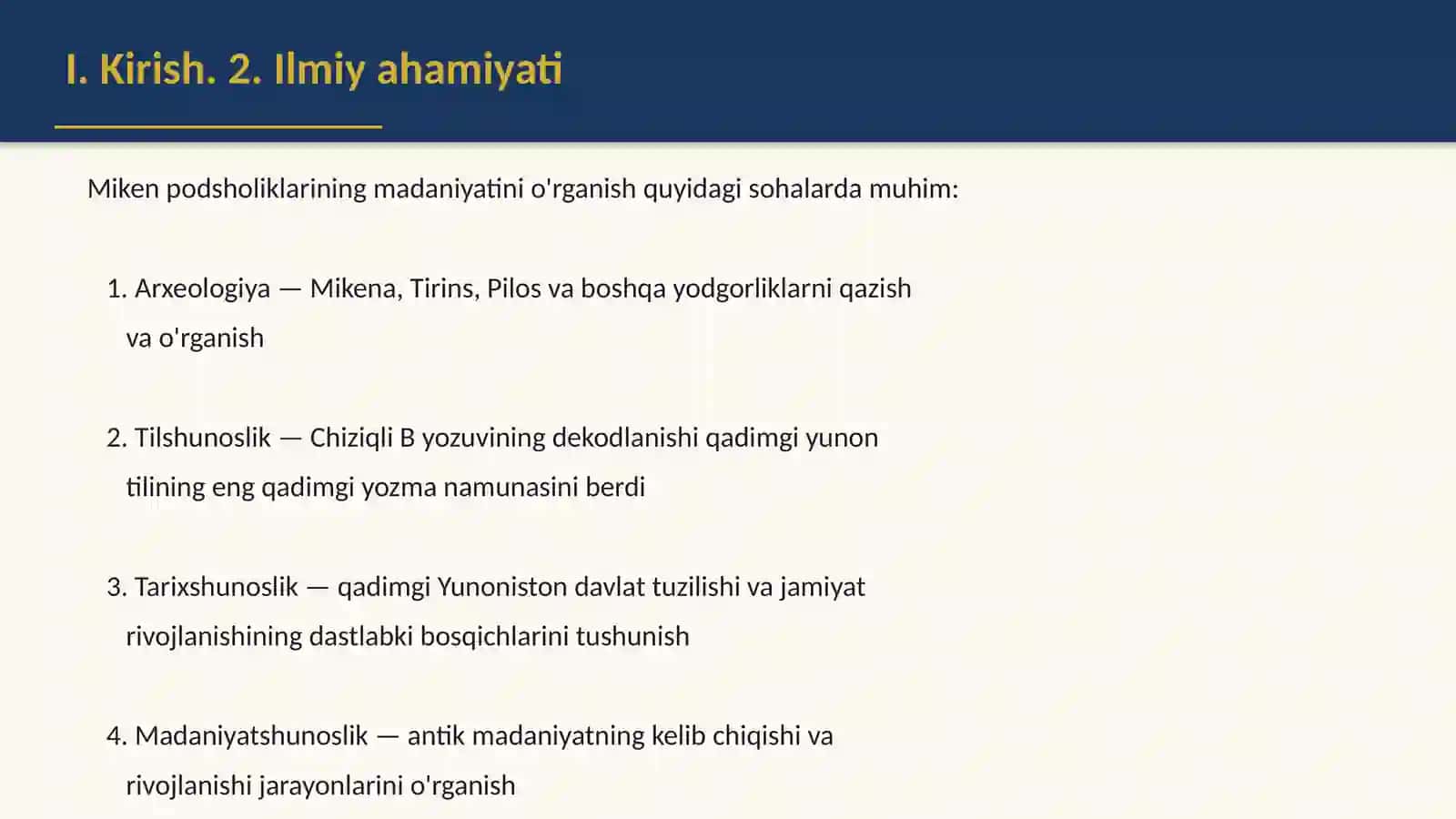 Miken podsholiklarining madaniyati 4