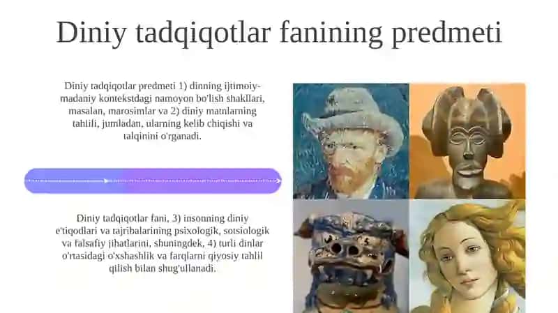 Diniy tadqiqotlar fanining shakllanishi 4