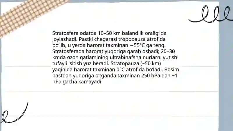Atmosfera qavatlariga ta'rifi 4