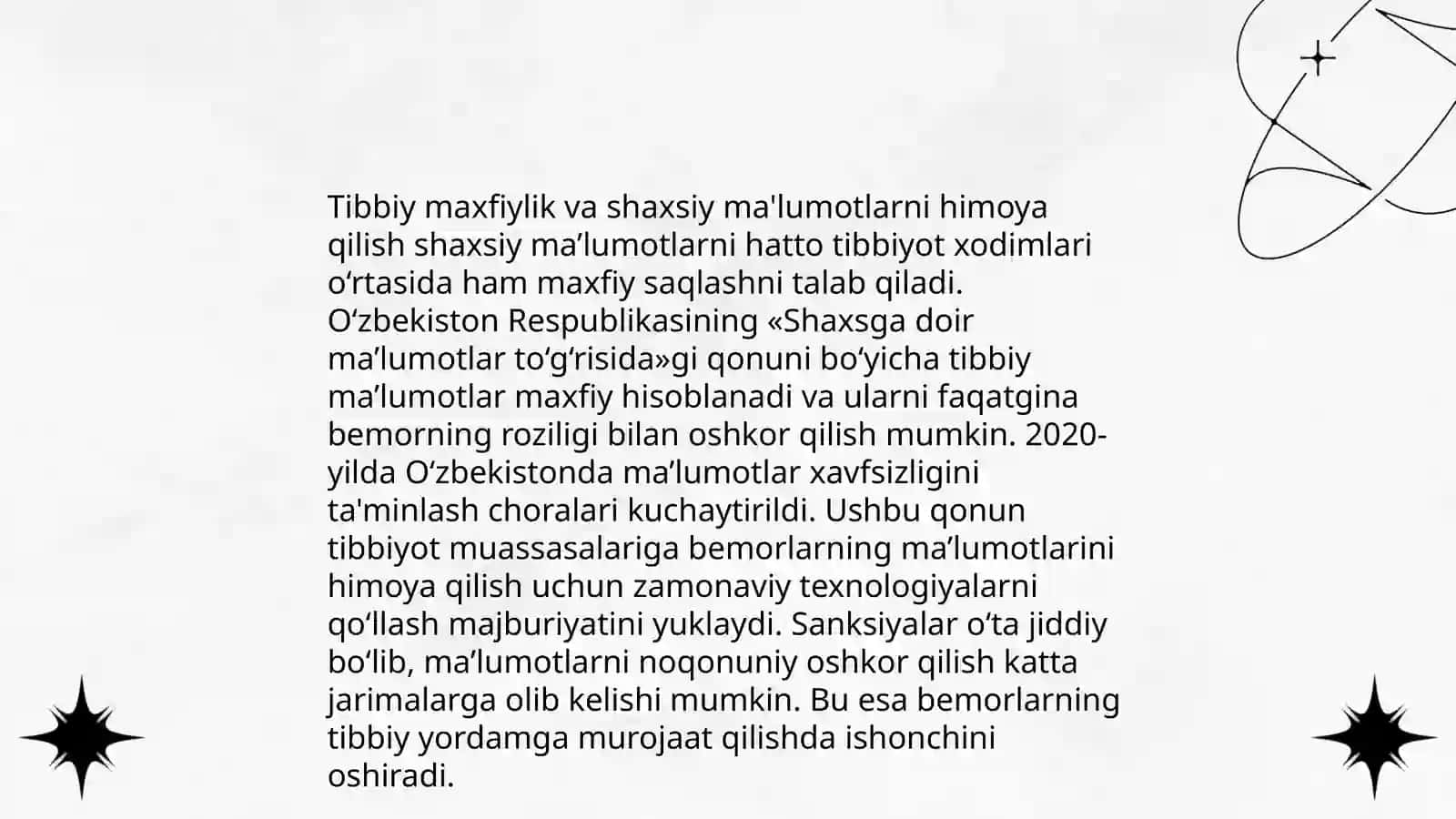 Shifokor siri muammosining etik-huquqiy jihatlari 4