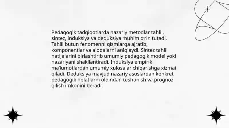 Pedagogikaning ilmiy tadqiqot metodlari 4