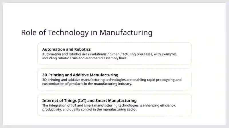 Introduction to Manufacturing and Services 4