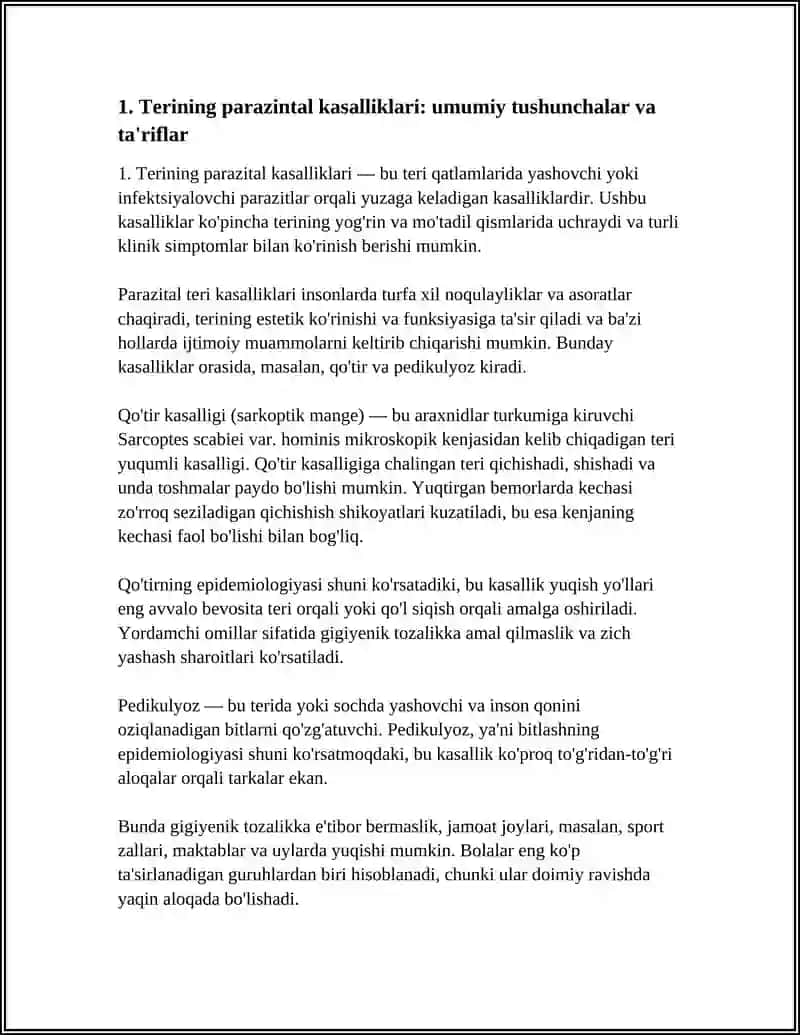 TERINING PARAZINTAL KASALLIKLARI 4