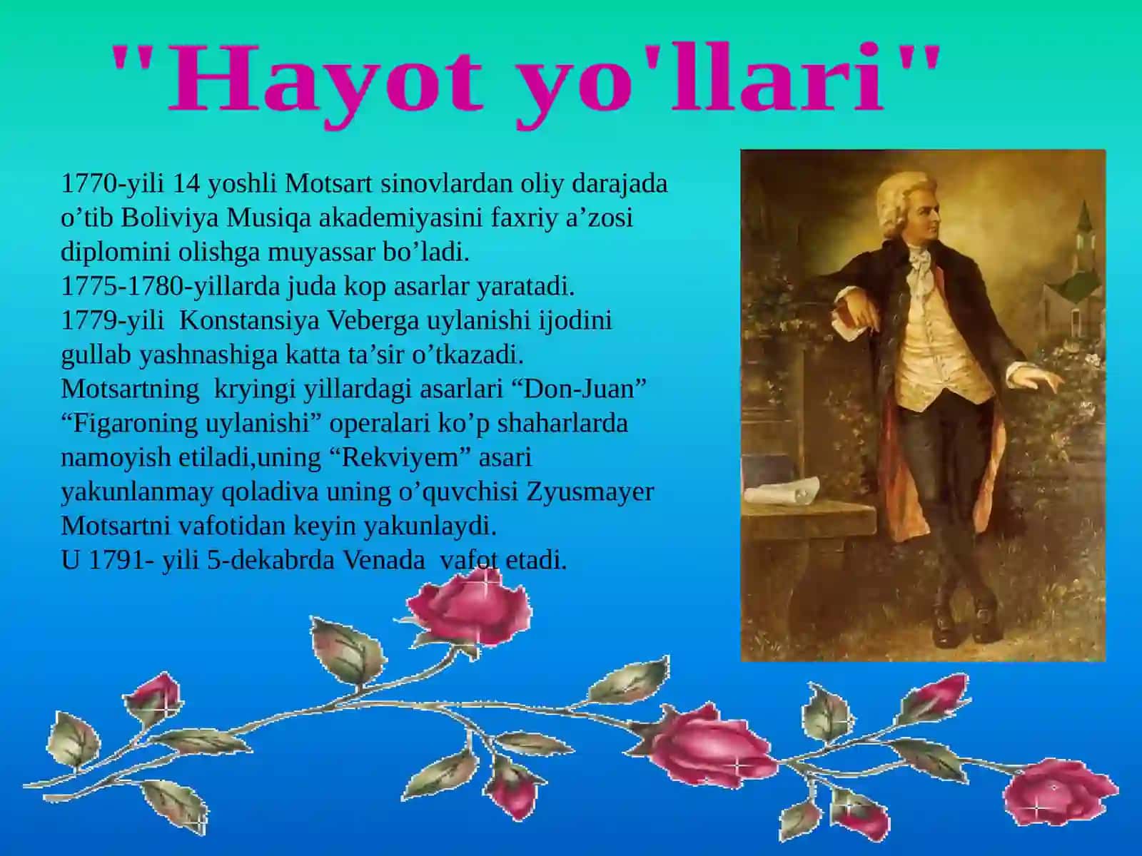 Volfgang Amadey Motsart 4
