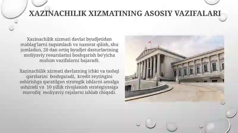 Xazina Xizmati Samaradorligini Oshirish 4