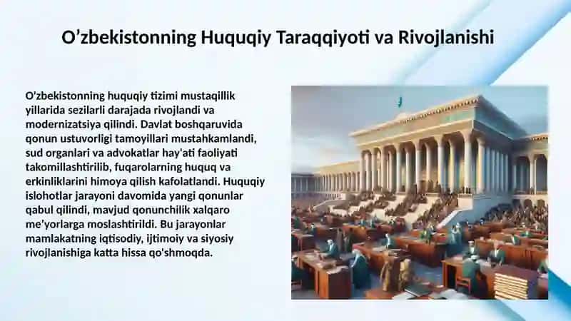 Mustaqil O’zbekiston Davlatining Asoslari 4