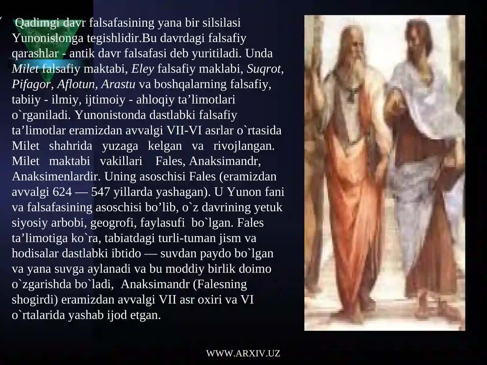 Qadimgi Yunoniston falsafasi 4
