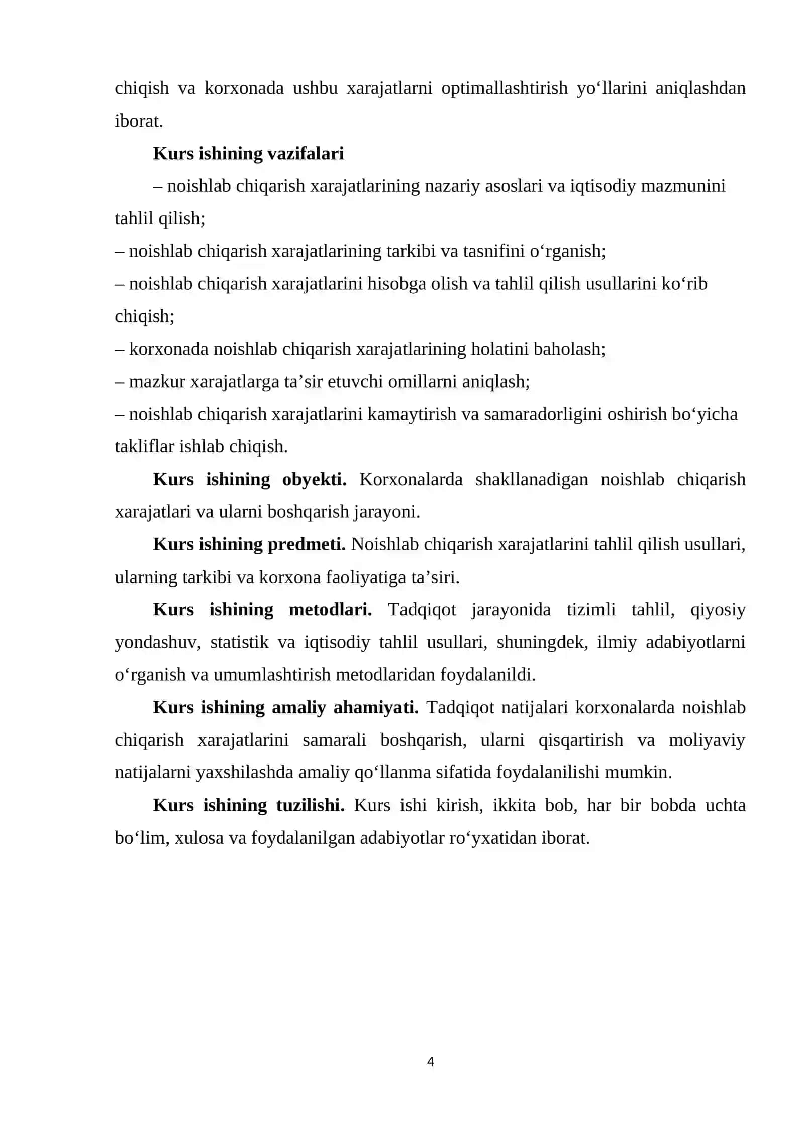 Noishlab chiqarish xarajatlari tahlili 4