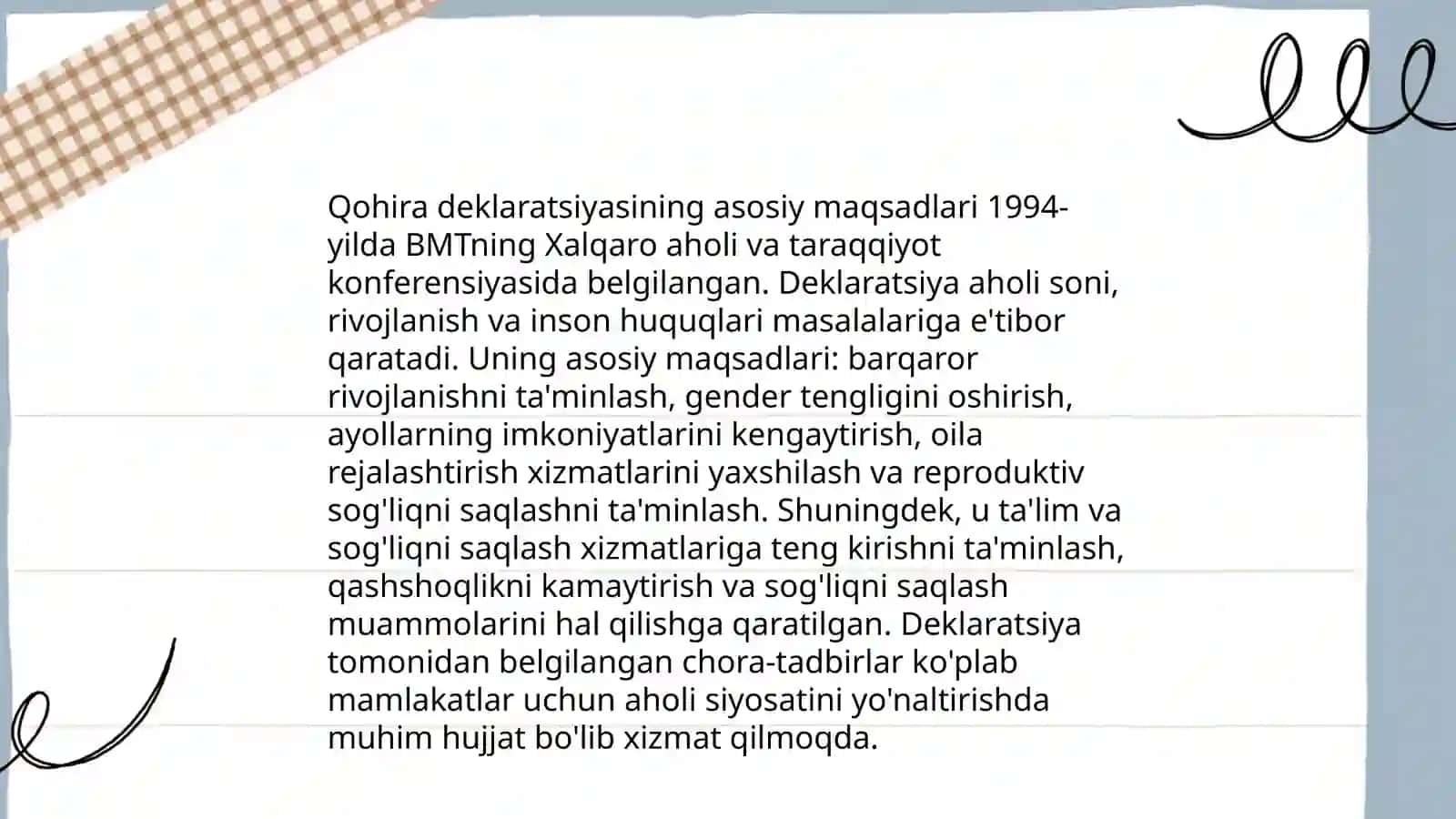 Qohira deklaratsiyasi tarixi va mazmuni 4