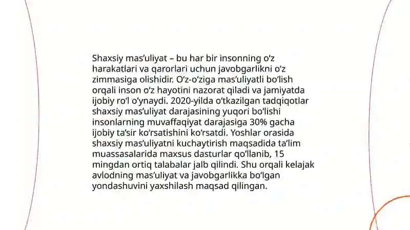 Erkinlik va masuliyat 4